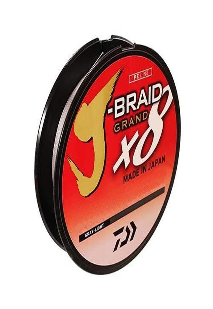 Daiwa Braided Line – Daiwa J-Braid Grand 8X 300YDS Filler Spool Gray Light