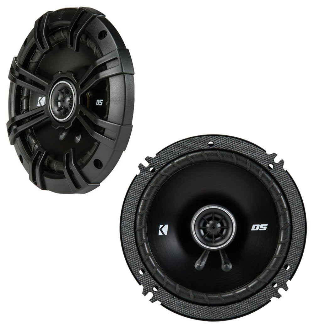 KICKER Coaxial Speakers – KICKER DSC650 6.5-Inch (160-165mm) Coaxial Speakers, 4-Ohm (Pair)