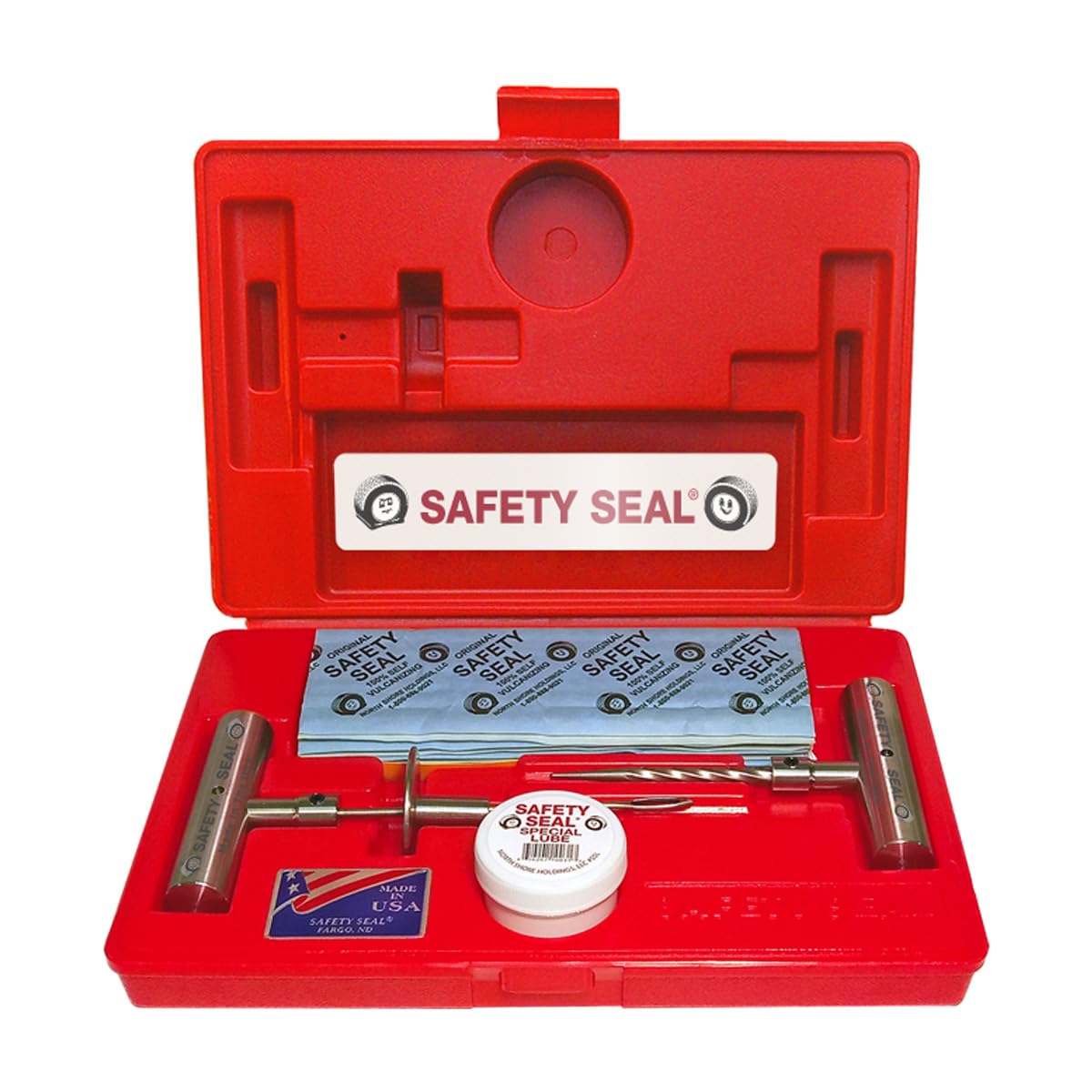 Safety Seal Tire Repair Tools, Tire Repair Kits – Safety Seal Tire Repair Kit – Truck Deluxe Kit, 30 Repairs (8"), 4.75"