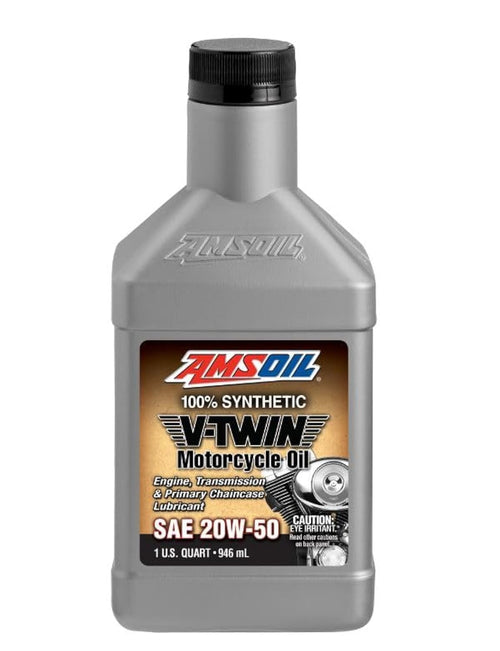 Amsoil Engine Oil – AMSOIL Full Synthetic Motorcycle Oil 20W-50 - ONE U.S. QUART, 946 ml