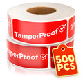 Reluen Postage Meter Labels – 500 Pcs Tamper Proof Stickers and Labels, 1 x 3 in, Strong Adhesive