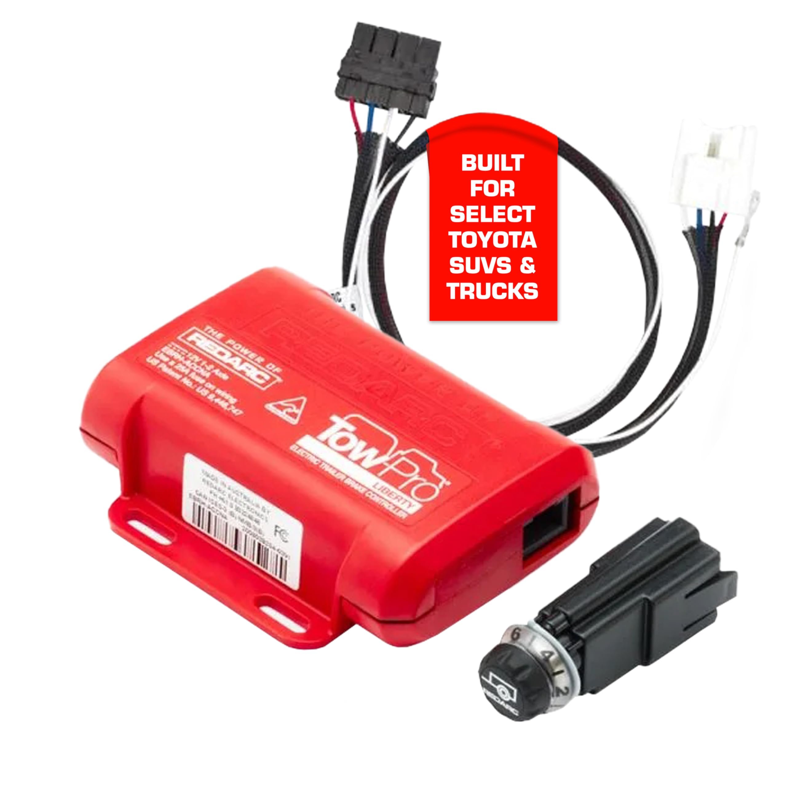 REDARC Brake Controls – REDARC Tow-Pro Liberty Electric Trailer Brake Controller Kit, Toyota Land Cruiser, Sequoia, 4Runner