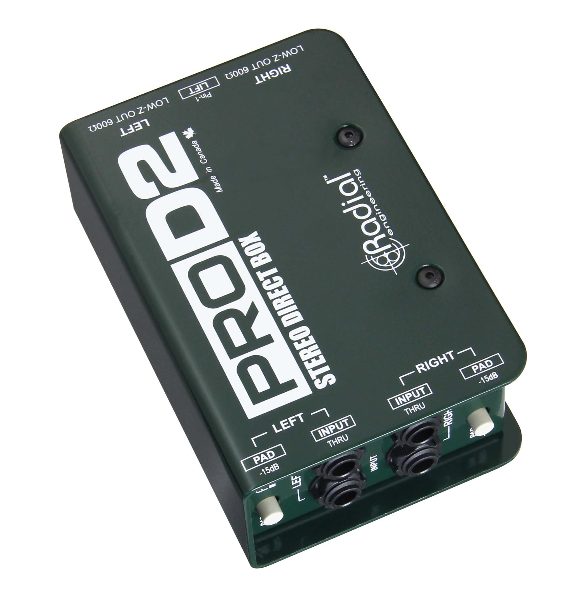 Radial Engineering Direct Boxes – Radial ProD2 Passive 2 Channel Direct Box