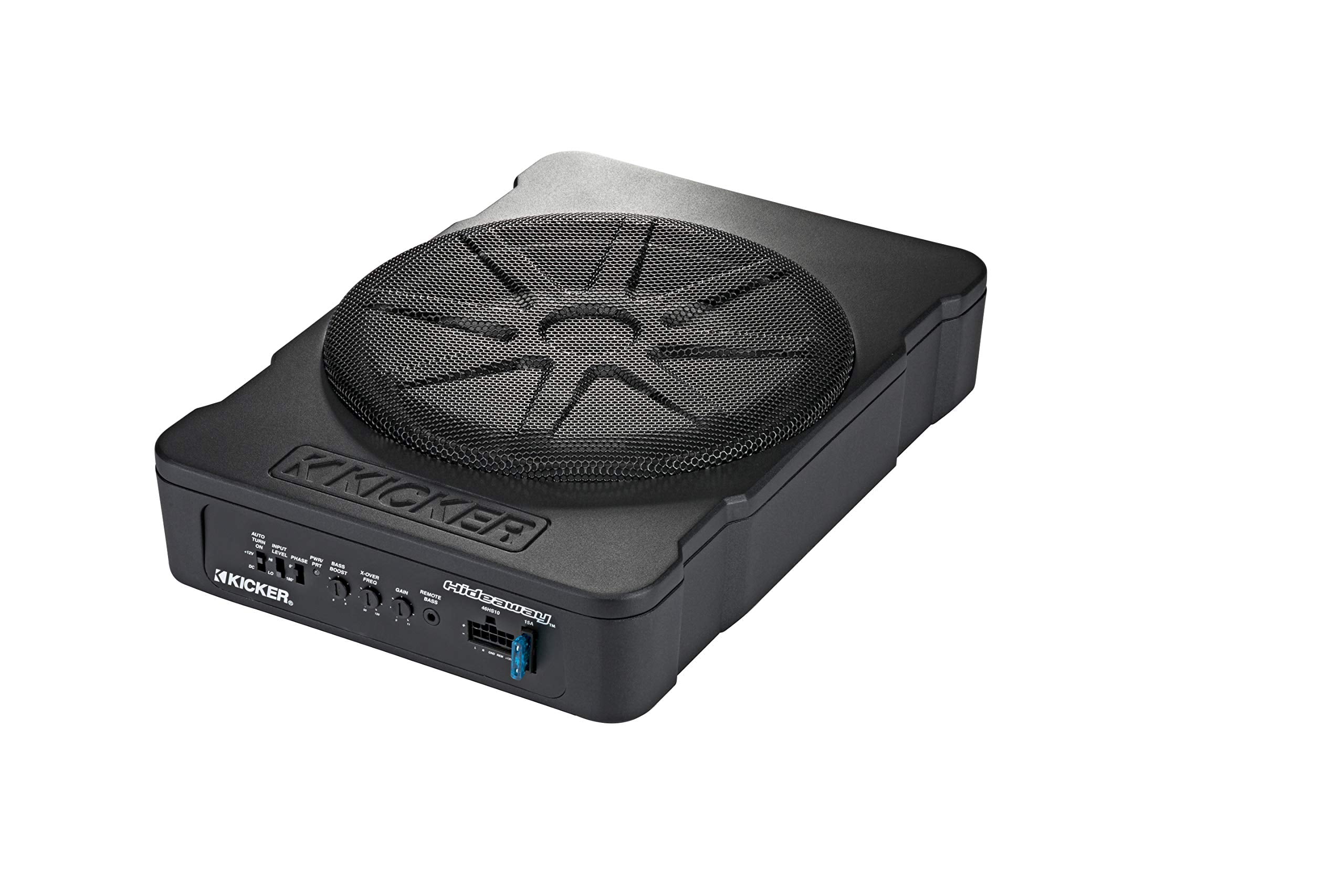 KICKER Component Subwoofers – KICKER 51HS10 Hideaway Compact Powered Subwoofer, 10-Inch