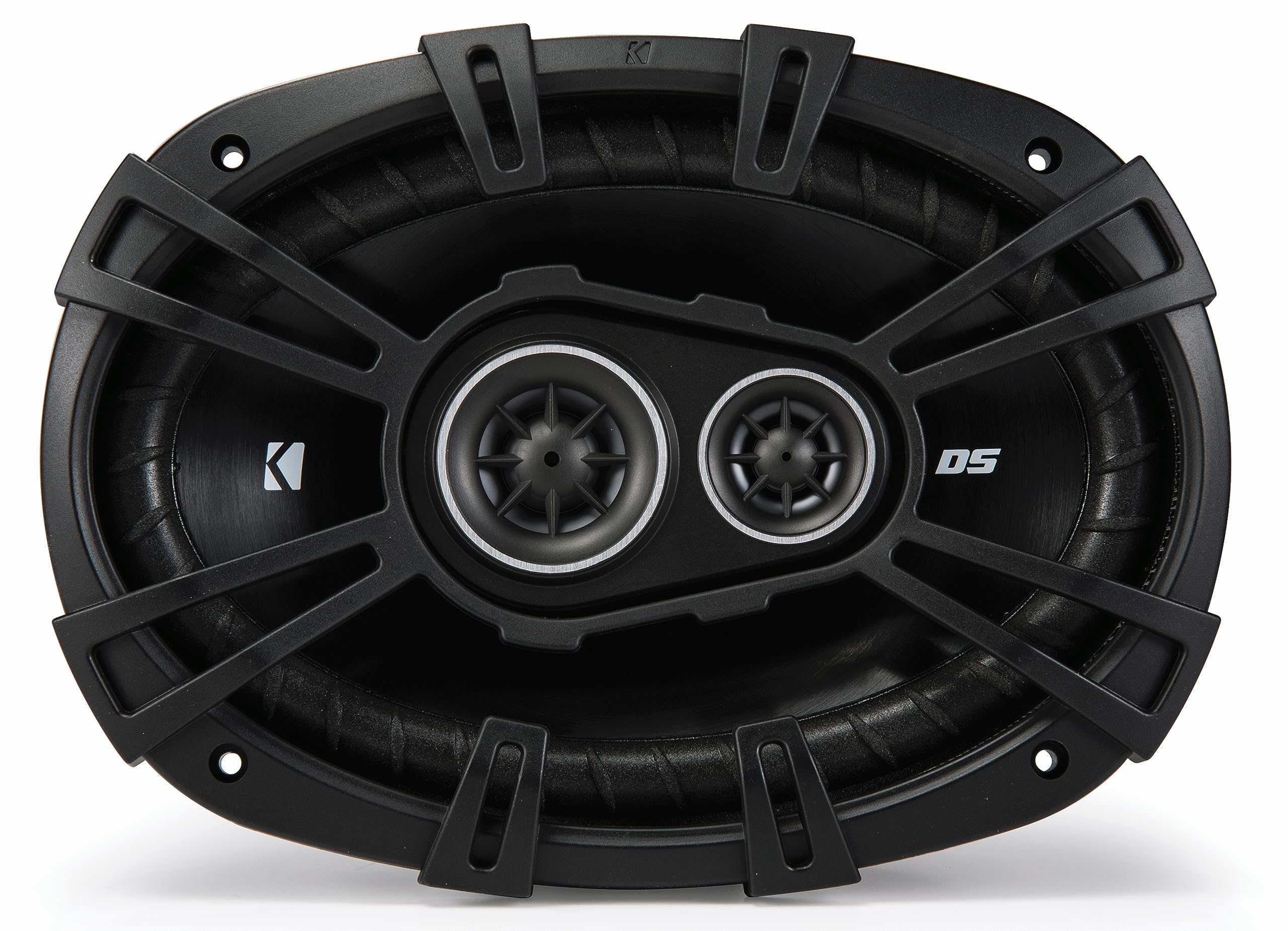 KICKER Coaxial Speakers – KICKER DSC6930 6x9-Inch (160x230mm) 3-Way Speakers, 4-Ohm (Pair)